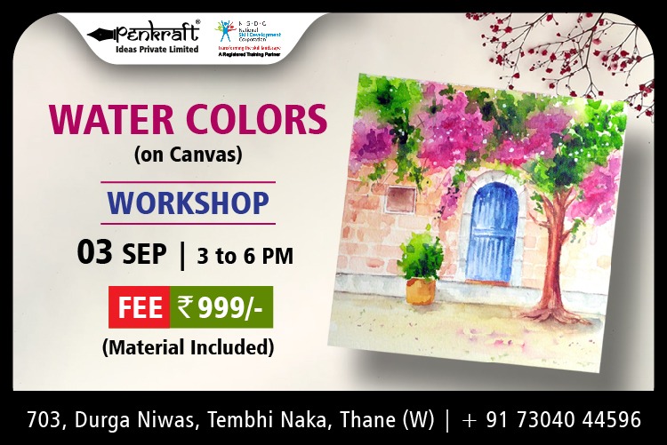 Penkraft Water Colors Art on Canvas Workshop!